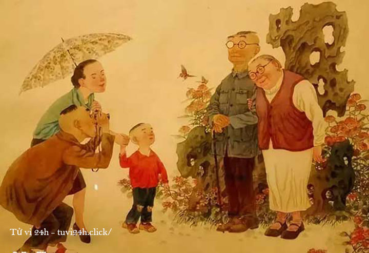 Sao Tử Vi cung Phụ Mẫu